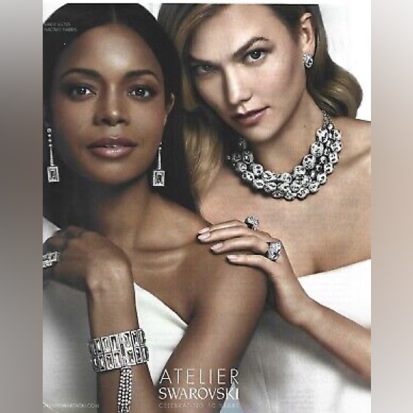 Special edition Atelier Swarovski Extravagant Collar Necklace in dark gray. - Picture 4 of 11